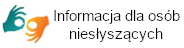 Logo Informacja dla osób niesłyszących